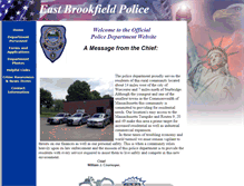 Tablet Screenshot of eastbrookfieldpolice.com